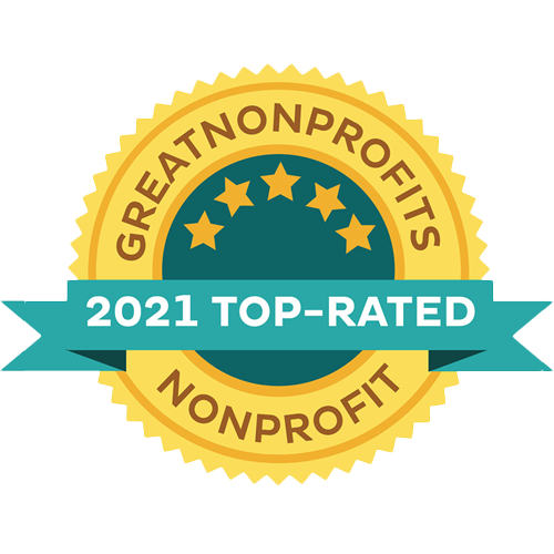 Great Nonprofits Seal 2021 Top Rated